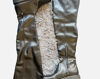 Womens Franco Sarto Angeli Black Over the Knee Boots Shoes Size 8