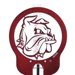 Hand Made Duluth Bulldogs MN Minnesota Rain Gauge