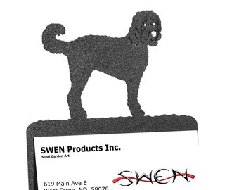 SWEN Products WESTIE TERRIER Dog Black Metal Business Card Holder 