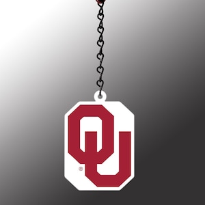 Oklahoma Sooners Bell Wind Chime