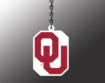 Oklahoma Sooners Bell Wind Chime