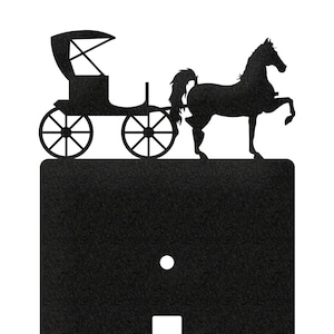 Amish Horse And Buggy Light Switch Plate Cover