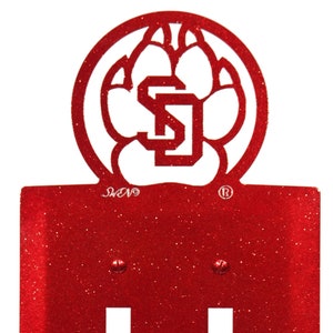 University of South Dakota Coyotes USD Light Switch Double Plate Cover