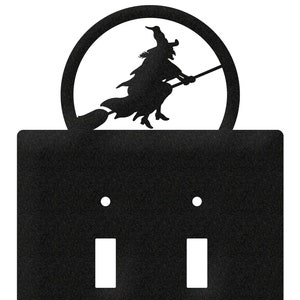 Witch Halloween Light Switch Double Plate Cover