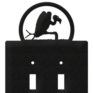 Buzzard Vulture Light Switch Double Plate Cover