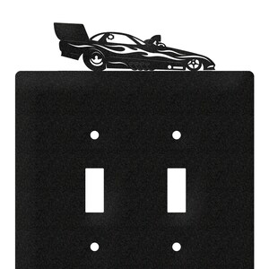 Farrell Funny Car Auto Car Racing Light Switch Double Plate Cover