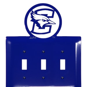 Creighton Bluejays Light Triple Switch Plate Cover