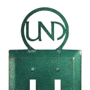 North Dakota UND Fighting Hawks Light Switch Double Plate Cover