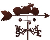 Hand Made Antique Motorcycle Weathervane NEW