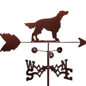 Hand Made Irish Setter Dog Weathervane NEW