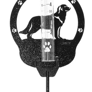Hand Made Golden Retriever Rain Gauge