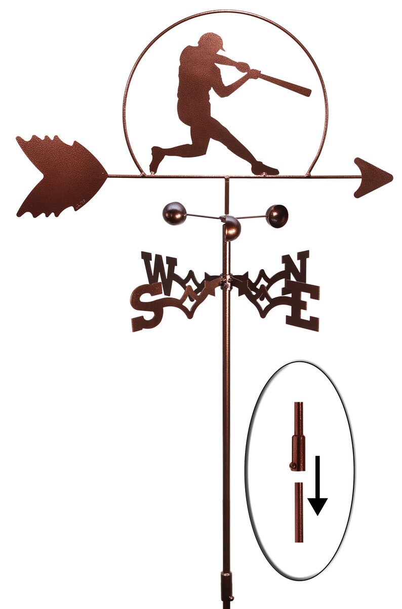 Hand Made Baseball Player MLB Weathervane NEW - Etsy
