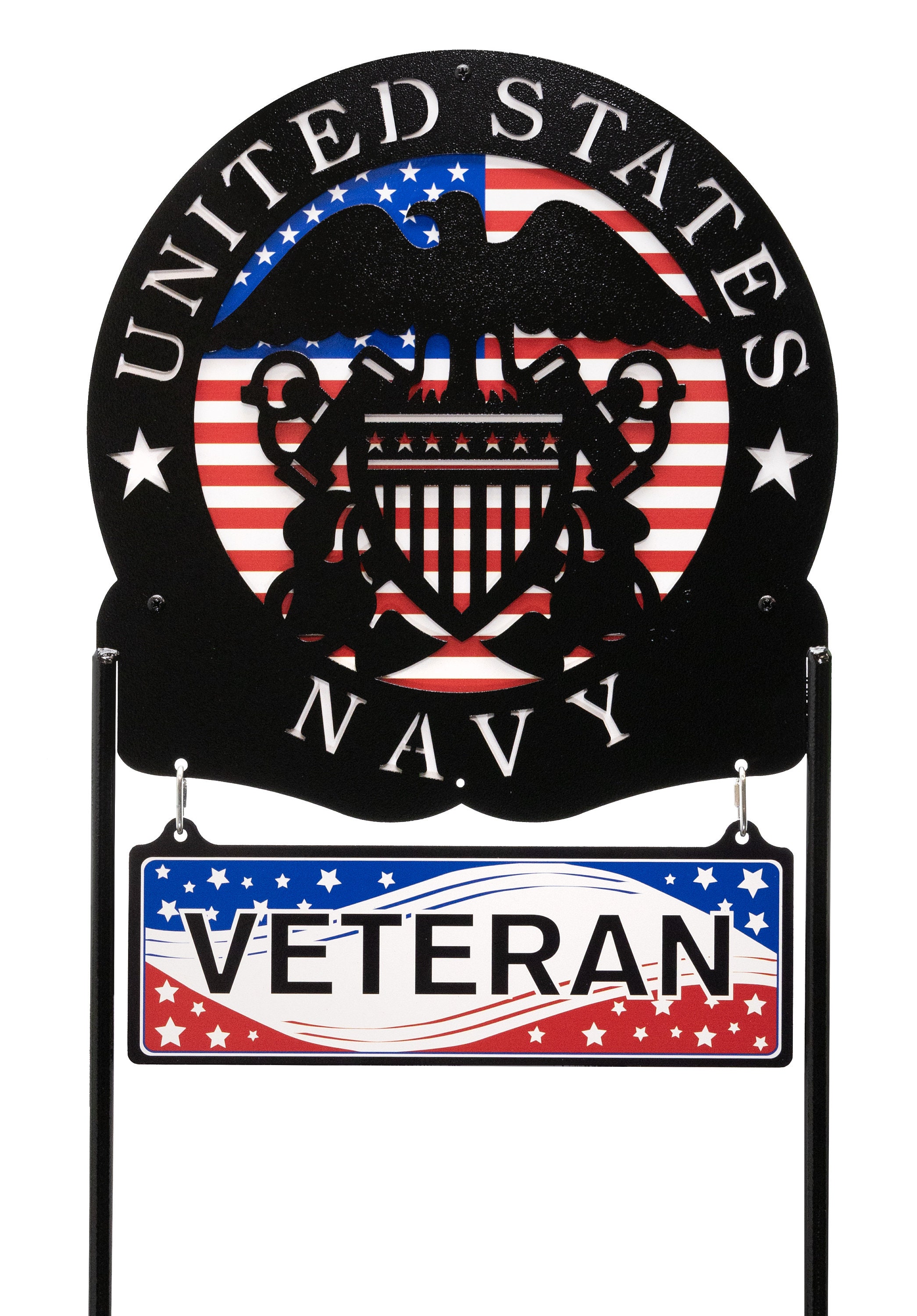 Armed Services US Navy Metal Yard Sign - Etsy
