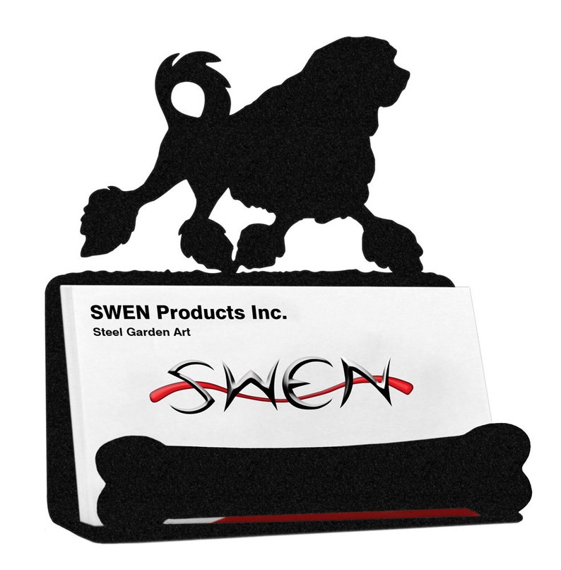 Lowchen Dog Metal Business Card Holder