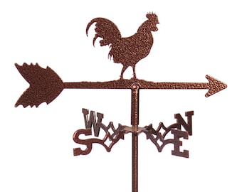 Mini Rooster Cuckoo Chicken Flower Pot Weathervane