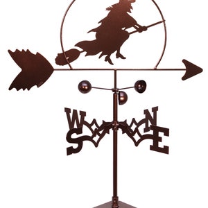 Hand Made Witch Halloween Weathervane NEW - Etsy