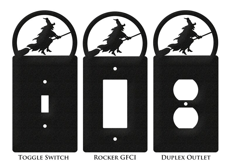 Witch Halloween Light Switch Plate Cover Etsy