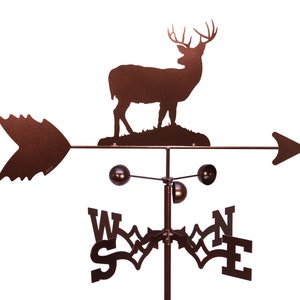 Hand Made Deer Buck Weathervane NEW