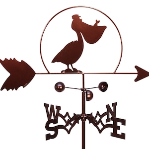 Hand Made Pelican Bird Weathervane NEW