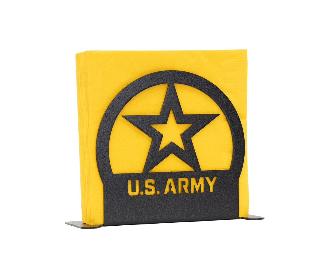 US Army Metal Letter Napkin Card Holder Etsy