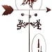 The Lazy Scroll Jackroof Jack Russell Terrier Roof Mount Weathervane, 1