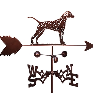 Hand Made Dalmatian Dog Weathervane New