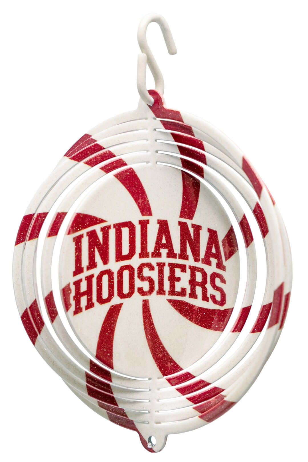 Indiana Hoosiers Tini Swirly Metal Christmas Tree Ornament Etsy