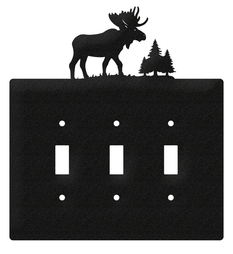 WHITETAIL DEER BUCK 2 GANG GFCI LIGHT SWITCH WALL PLATE HUNTING CABIN - View #7