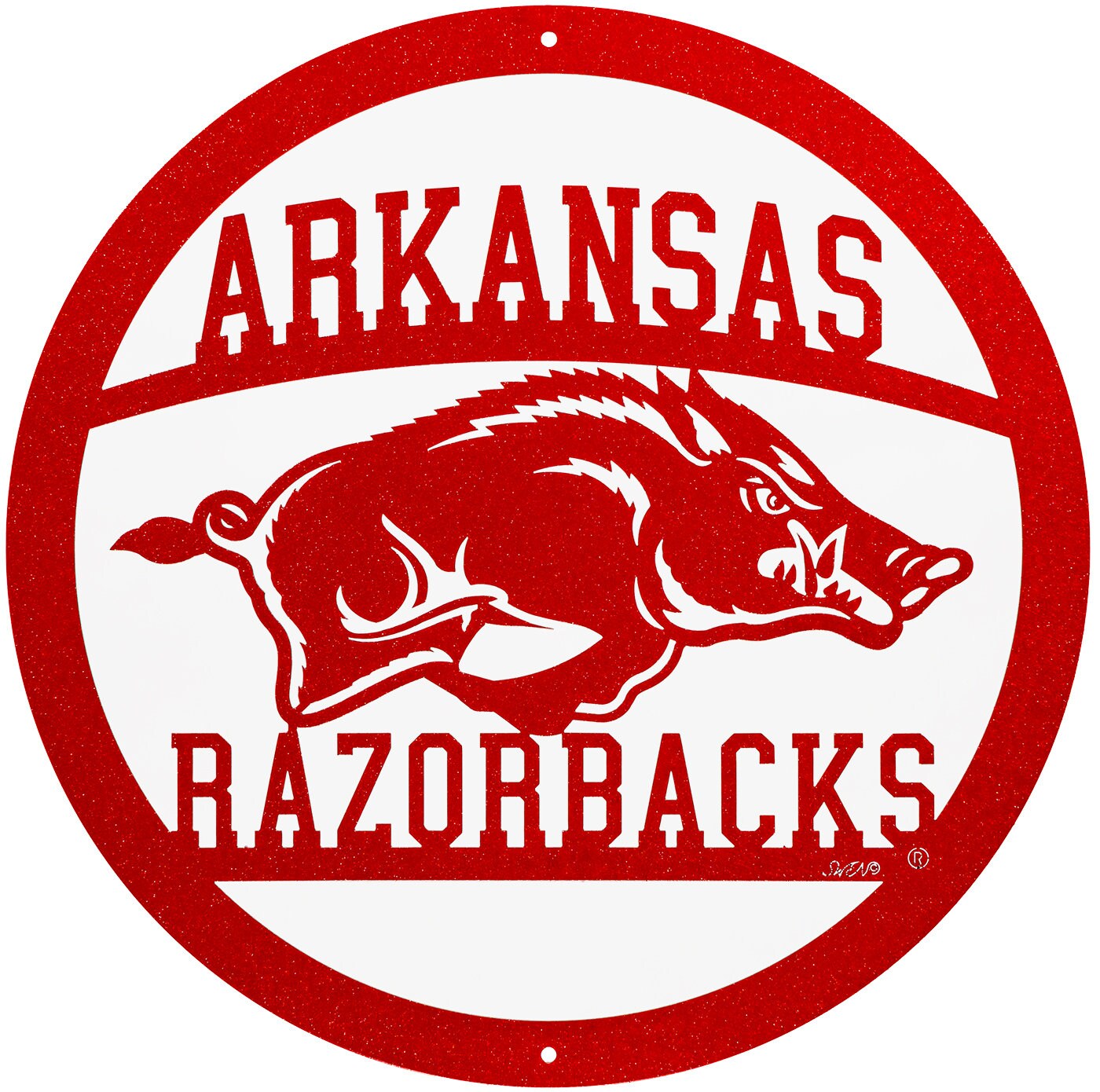 Hand Made Arkansas Razorbacks Scenic Art Wall Design *NEW* - Etsy