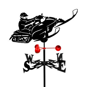 Hand Made Farrell Snowmobile Weathervane New