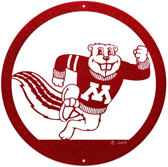 University Of Minnesota Golden Gophers Wall Decal - 9x3.5 Inch Removable Vinyl Sticker