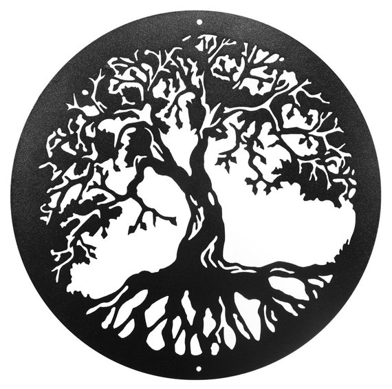 Hand Made Tree of Life Scenic Art Wall Design NEW | Etsy