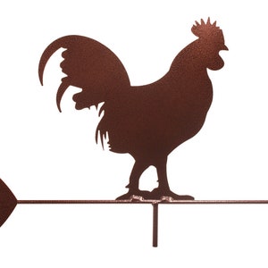 Hand Made Rooster Chicken Weathervane NEW image 5