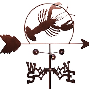 Hand Made Lobster Shellfish Weathervane NEW