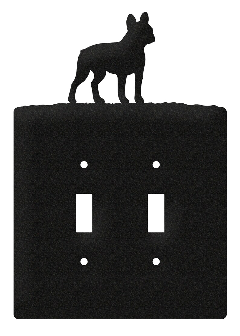 French Bulldog Dog Double Plate Covers
