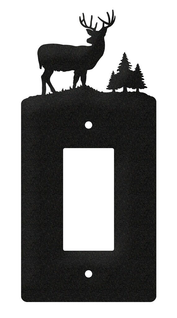 BestGiftEver Rustic Antler Wall Plate For Log Cabin Cottage - Decora