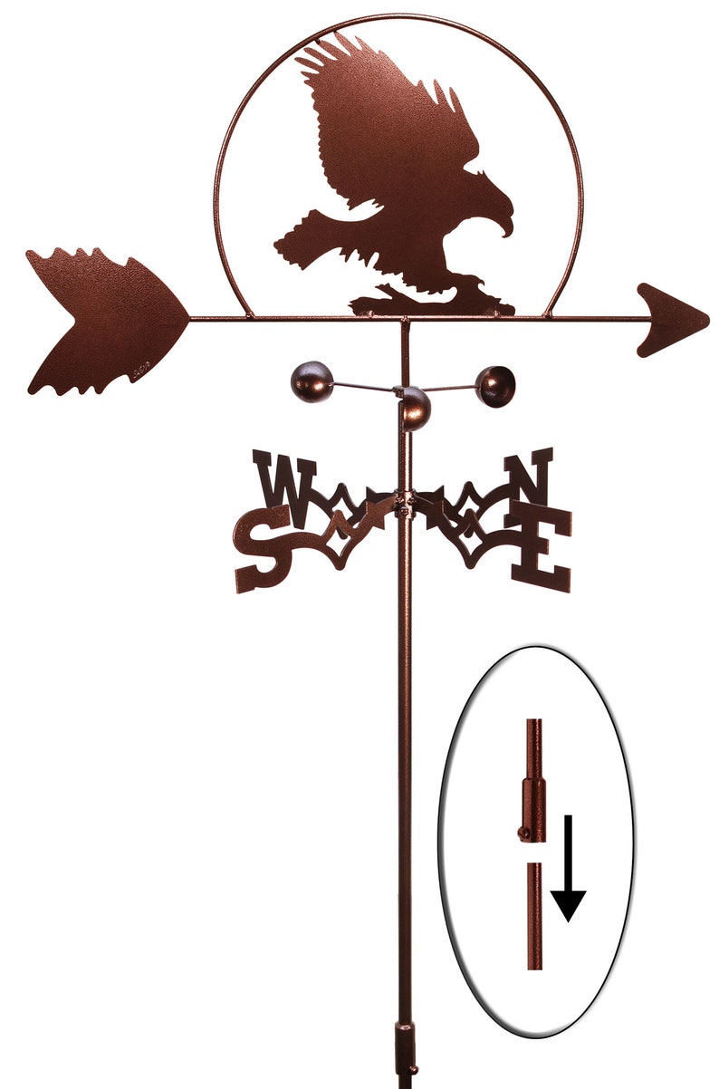 Hand Made Bald Eagle Hawk Bird Weathervane NEW Etsy