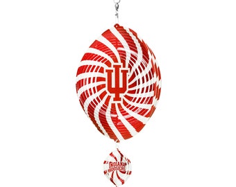 Indiana Hoosiers Multi Color Swirly Metal Wind Spinner
