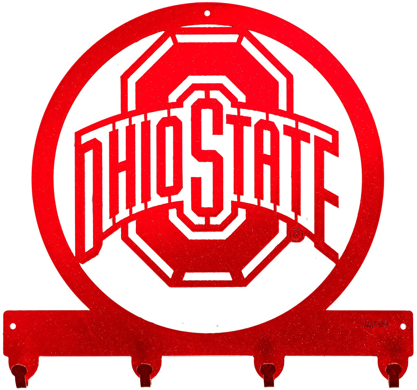 Ohio State Buckeyes Metal Key Chain Holder Hanger