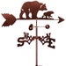 SWEN Products Inc Handmade Bear And Cub Weathervane