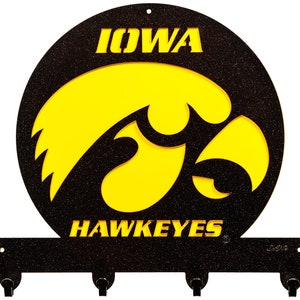 Iowa Hawkeyes Metal Key Chain Holder Hanger