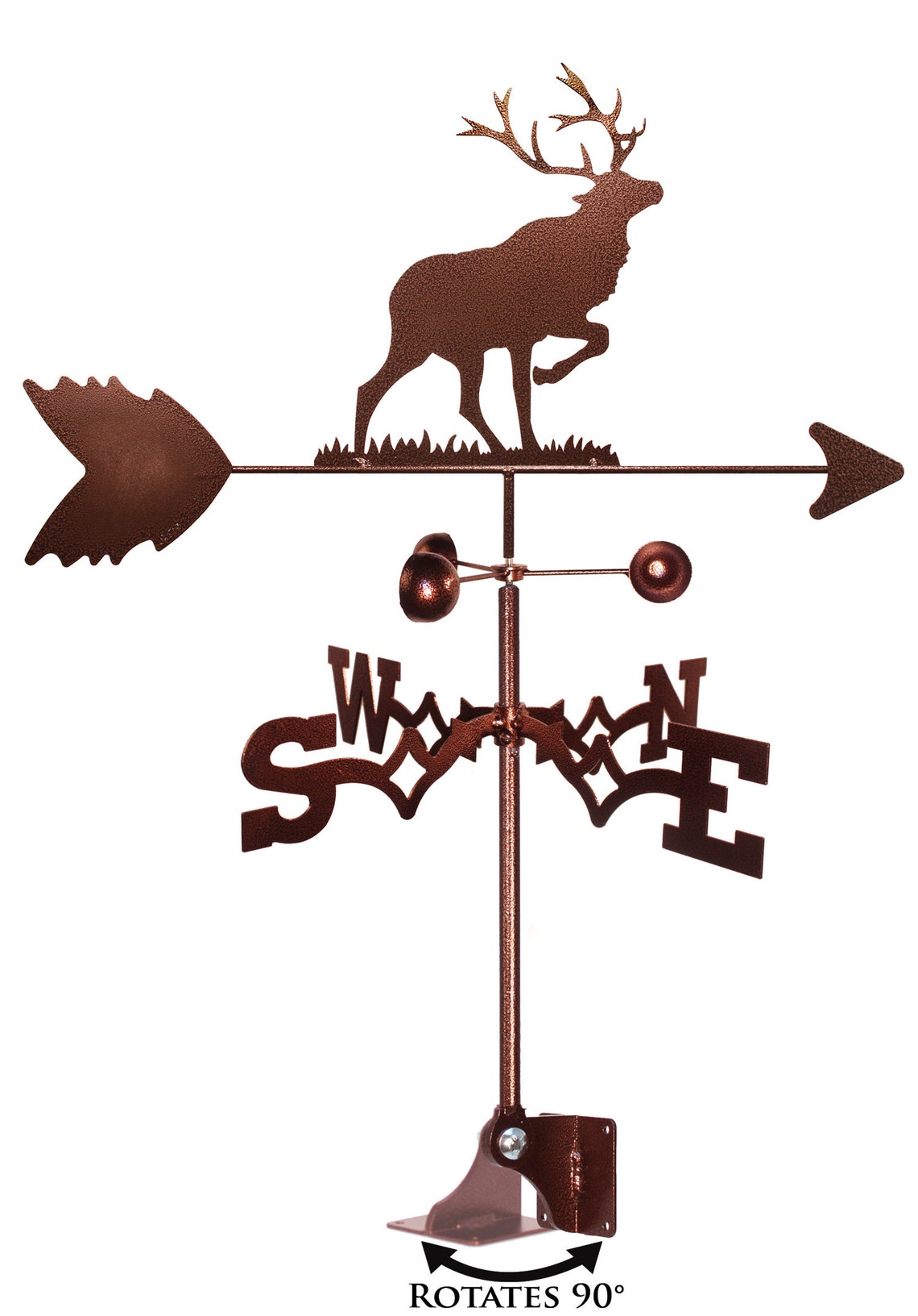 Caribou Silhouette Steel Weathervane main image 0