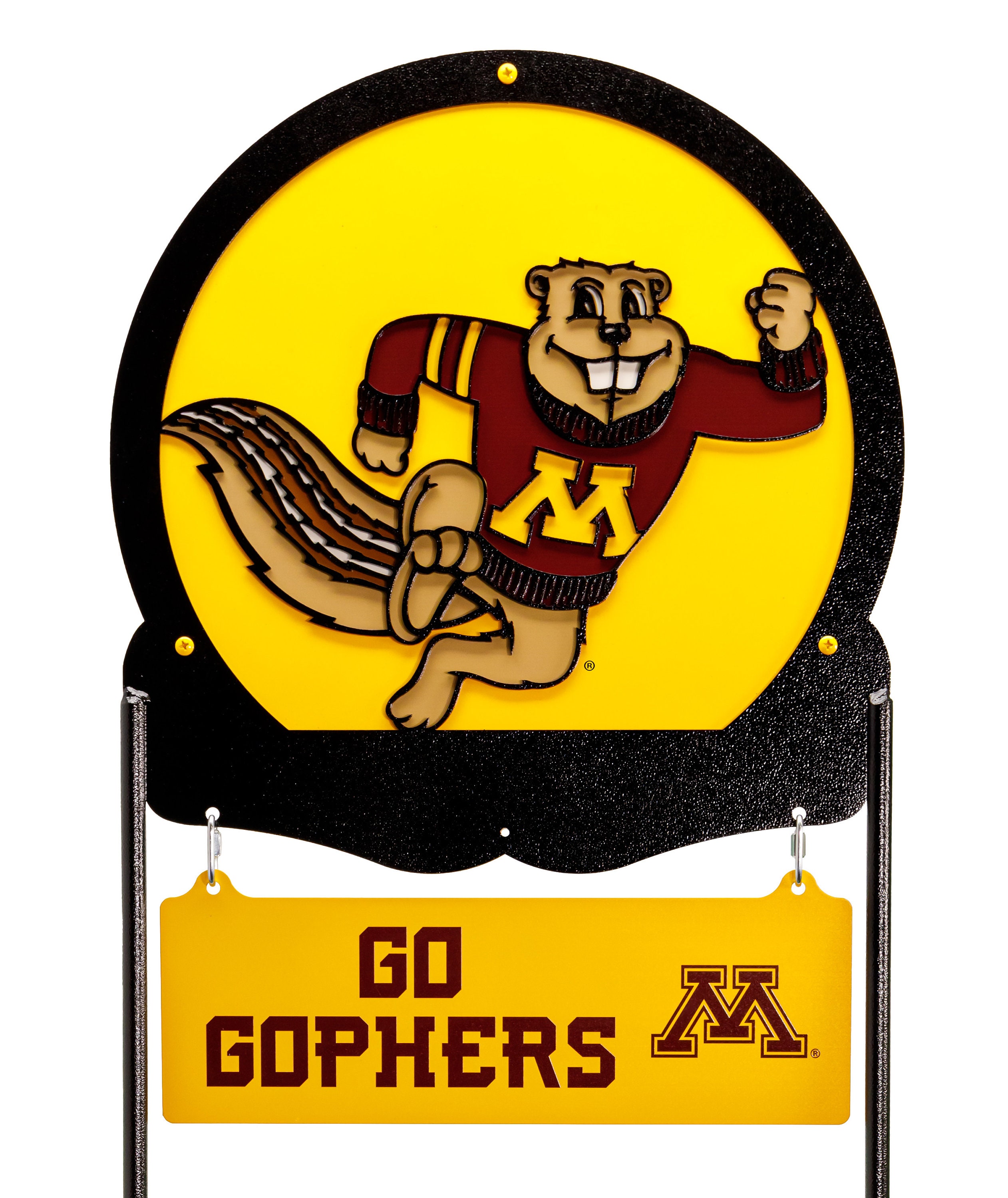 Minnesota Gophers Collegiate Logo Metal Yard Sign - Etsy