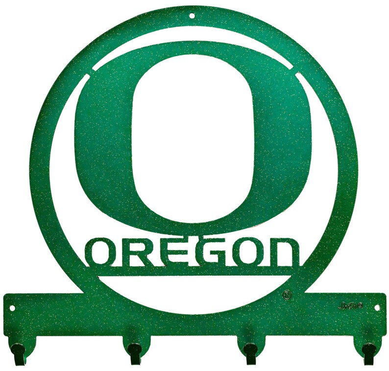 Oregon Ducks Metal Key Chain Holder Hanger Etsy