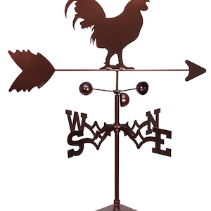 Hand Made Rooster Chicken Weathervane NEW image 2