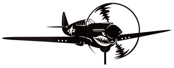 Farrell P40 Warhawk Steel Weathervane