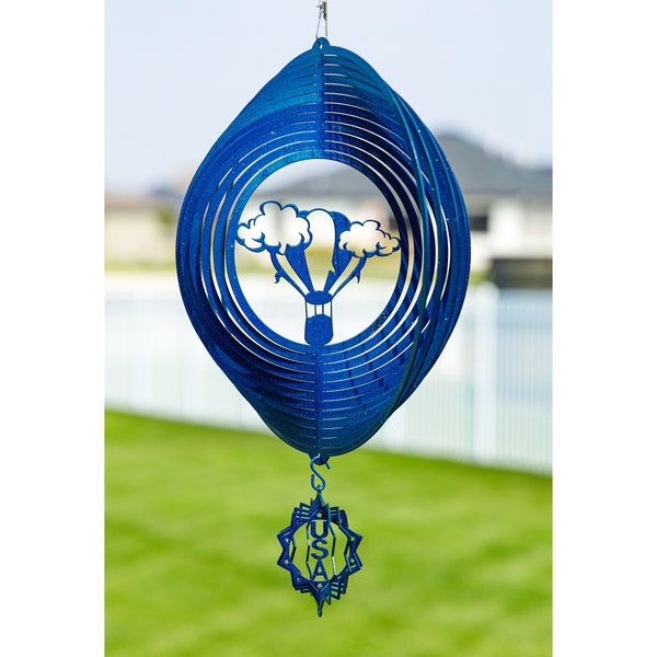Hot Air Balloon Wind Spinners Etsy