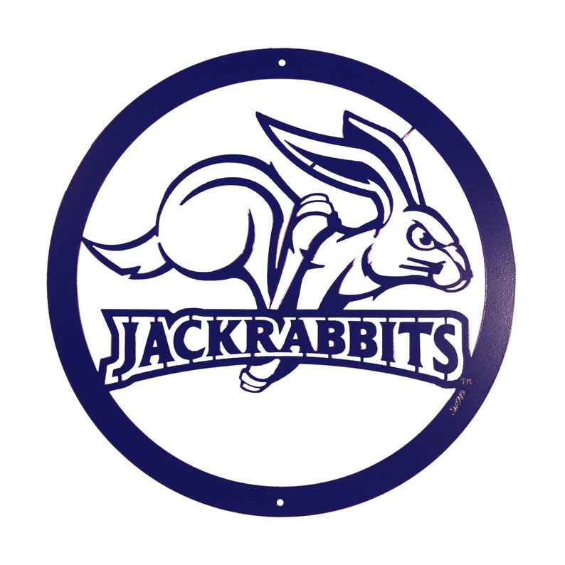 Hand Made South Dakota State SDSU Jackrabbits Scenic Art Wall Etsy