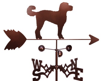 Hand Made Labradoodle Dog Weathervane New