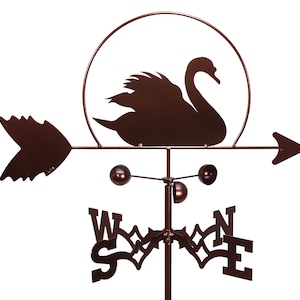 Hand Made Swan Bird Weathervane NEW